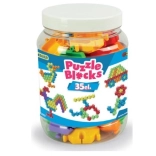 Puzzle de construcție în borcan, 35 piese