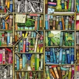 Puzzle Ravensburger - Biblioteca Bizara - 1000 piese