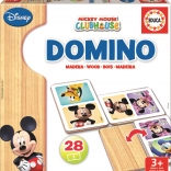 Domino din lemn Mickey și Minnie