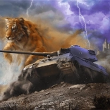 Puzzle TREFL Premium Plus World of Tanks: Tiger II 1000 piese