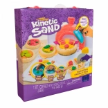 kinetic sand set pizza squishpizza – set creativ cu cuptor și unelte