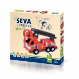 Seva Transport – pompieri, set de construcție 545 piese