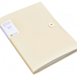 Mapa plastică pe elastic cu buzunare Bej A4