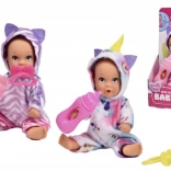 Mini păpușă Nou-Născut Baby Onesie 12 cm