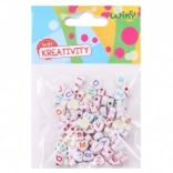 Mărgele colorate Alfabet