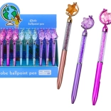 Pix cu bilă cu steluță, cerneală albastră 0,7 mm – mix de culori