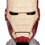 4D Build casca lui Iron Man – puzzle 3D de construit pe suport