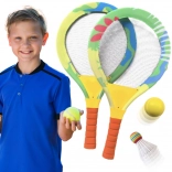 Woopie rachete de plajă pentru badminton – set pentru copii