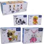 Set de construcție cu animale, 93 piese