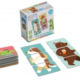 Puzzle uriașe Vesele animăluțe KukiKuk