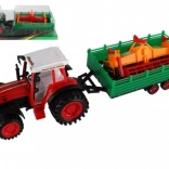 Tractor cu remorcă și cilindru de combină din plastic, 46 cm
