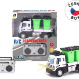 Camion de gunoi cu telecomandă cu containere