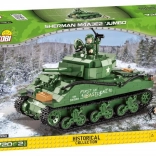 Set de construit tancul COBI Sherman M4A3E2 Jumbo Cobra King (720 piese)