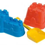ANDRONI forme pentru nisip – ziduri de castel cu lopățică (mix de culori)
