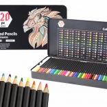 Set de creioane colorate premium, 120 bucăți, nuanțe diverse