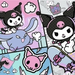 puzzle distracție cu Kuromi 30 piese