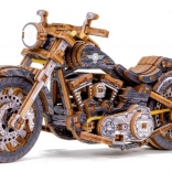Model mecanic din lemn motocicletă Cruiser V-Twin