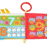 Cărticică textilă pentru bebeluși 15 × 15 cm