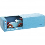 VILAC mașinuță de tras de curse turcoaz cu eleroană roșie