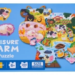 Set puzzle 200 piese – fermă