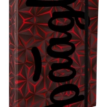 Baagl mapă pentru caiete școlare A4 Jumbo Red Polygon