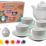 Set DIY de pictat porțelan pentru ceai