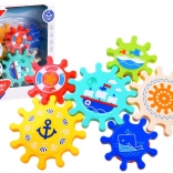 Roți dințate colorate pentru apă