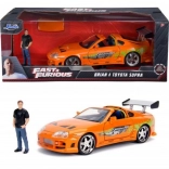 Furios și iute Toyota Supra 1995 1:24 cu figurina Brian O’Conner