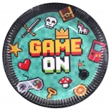 Farfurii de hârtie pentru petrecere HRA 23 cm – 6 buc.