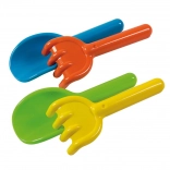 Set de grădinărit pentru copii: Lopățică și greblă - 18 cm