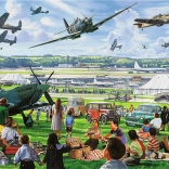 TREFL Puzzle Premium Plus Tea Time: Ziua Aviației 1000 piese