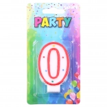 Lumânare de tort numărul 0
