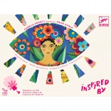 inspirat de frida kahlo – decorațiuni creative 3d din hârtie djeco