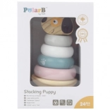 Piramidă de stivuire din lemn cățel POLARB