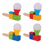 locomotivă din lemn cu suflat cu balon BIGJIGS TOYS