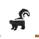 Figurină din plastic cu sconcs dungat 5 cm