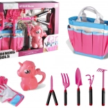 Set de grădinărit cu unelte și unicorn