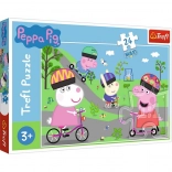 Puzzle MAXI 24 piese – o zi activă cu PEPPA