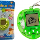 Joc electronic TAMAGOTCHI verde cu lanț scurt