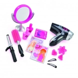 Set mare de cosmetice pentru micile cochete, cu uscător și oglindă