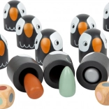 Joc de memorie colorat Small Foot Safari – joc de memorie din lemn cu zar