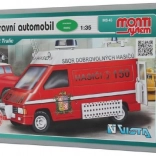 Set de construcție Monti System MS 45 Autovehicul de transport Renault Trafic 1:35 în cutie 22x16x5 cm