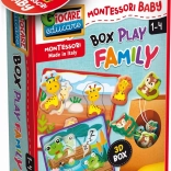 LISCIANI Puzzle de încastrare BOX PLAY FAMILY – pui