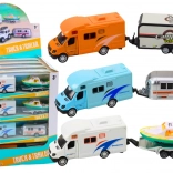 Jucărie Mașină Off-road Cu Bărcuță Sau Rulotă Cu Tracțiune Metalică