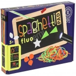 Set creativ Spaghetti Fluo – șnururi fluorescente și tablă luminoasă