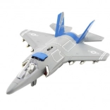 Avion de jucărie din plastic cu efecte pentru copii