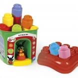 CLEMENTONI SOFT CLEMMY Cutie cu capac Bing cu 15 cărămizi