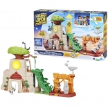 Set de joacă STAR WARS Tenoo Jedi Temple – templul Jedi cu lumini și sunete