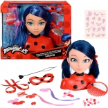 Cap de coafat MIRACULOUS LADYBUG Marinette Deluxe cu accesorii