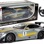 R/C mașină Mercedes-AMG GT3 Rastar 1:14 gri cu telecomandă